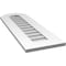 Ekena Millwork Octagonal Top Surface Mount PVC Gable Vent w/ 3-1/2"W x 1"P Standard Frame, 12"W x 36"H GVPOT12X3601SN - alternate 2
